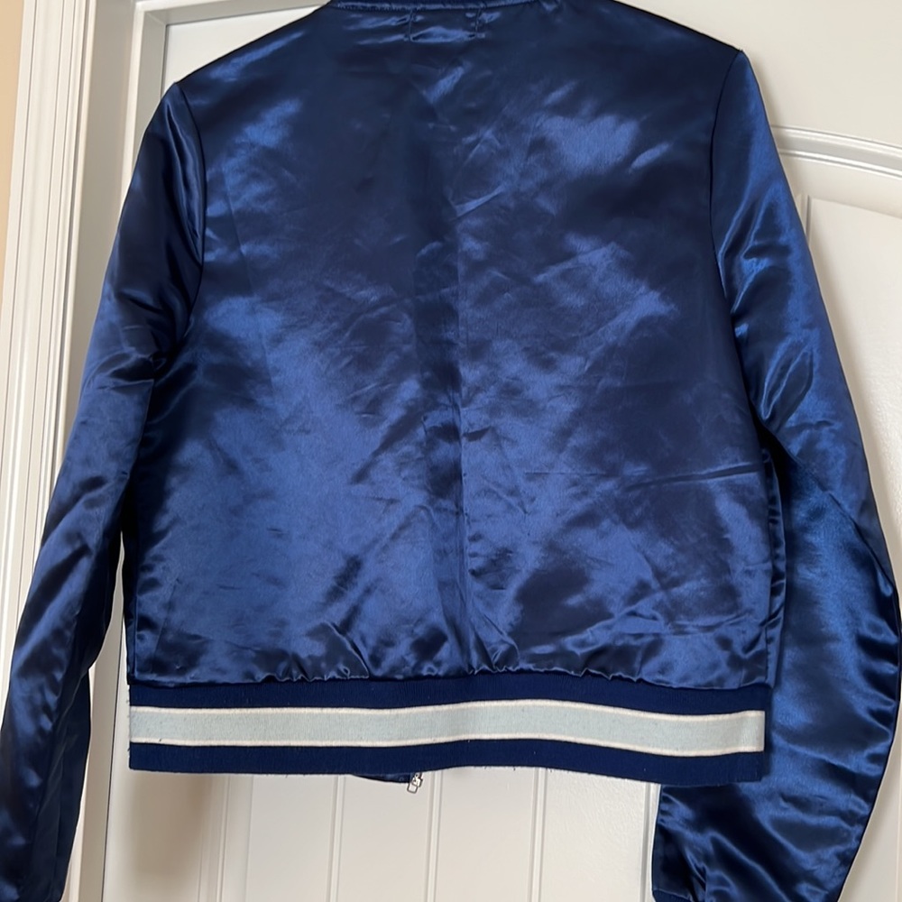 Shiny Blue Women’s Jacket - Picture 4 of 4